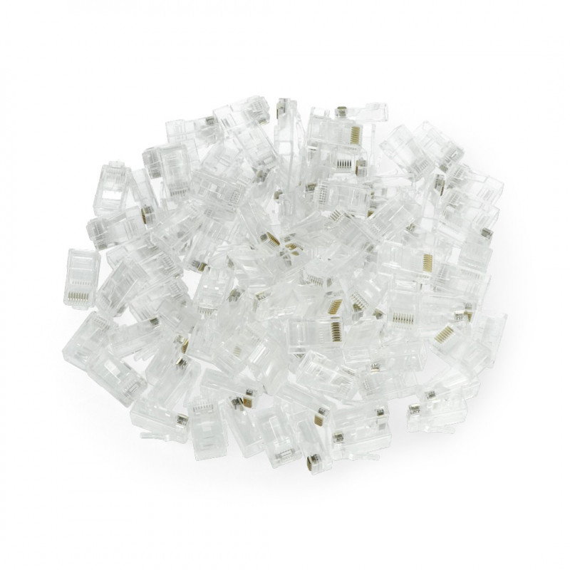 Durchgangs-RJ45-Stecker Lanberg Cat.6e UTP - 100 Stk