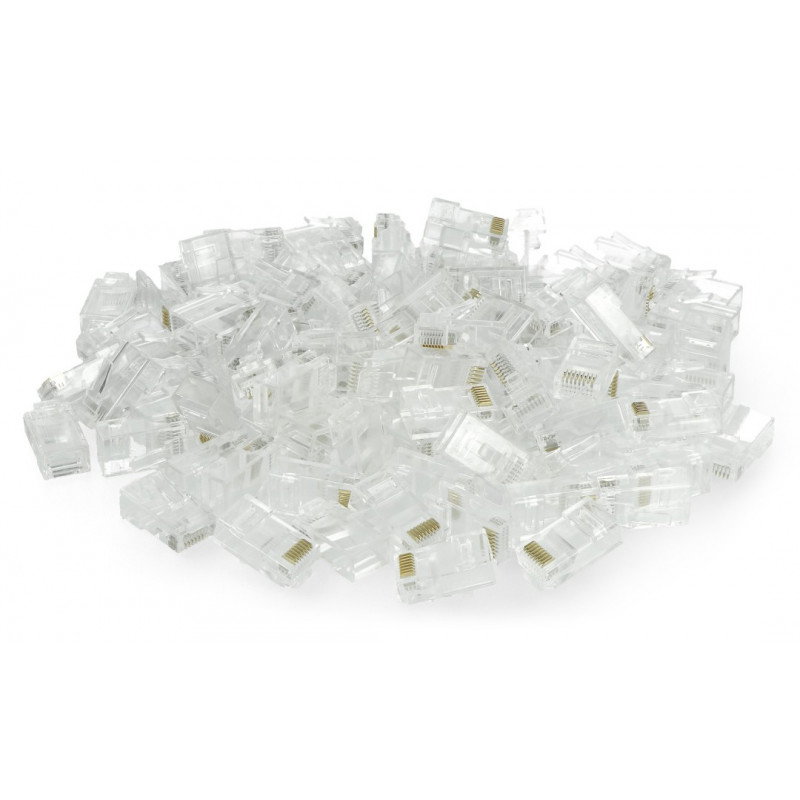 Durchgangs-RJ45-Stecker Lanberg Cat.6e UTP - 100 Stk