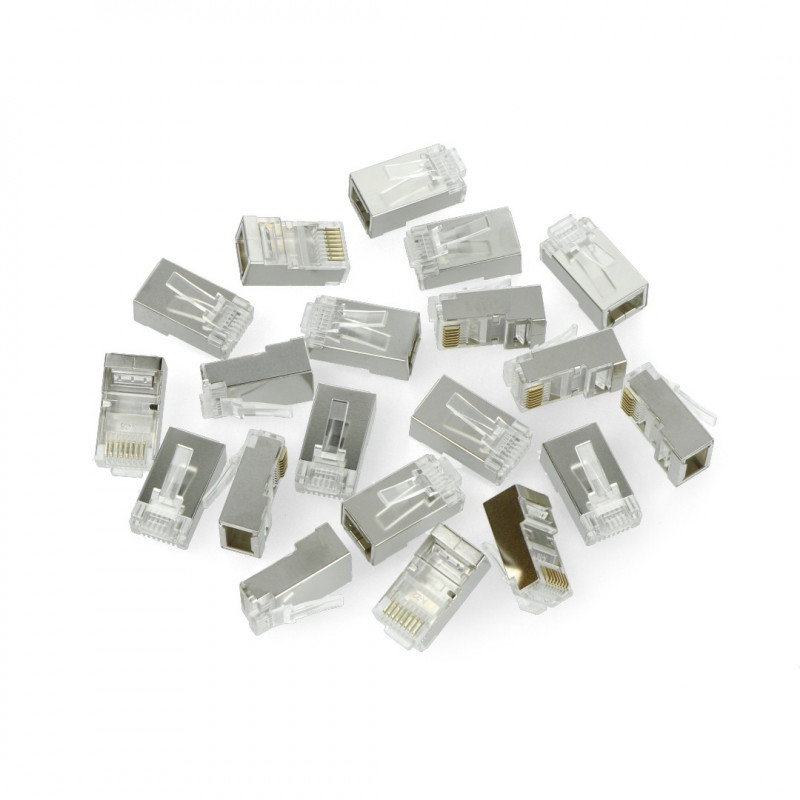 Lanberg Cat.6e FTP Pass-Through RJ45 Stecker - 20 Stk