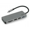 Hub - USB-C / HDMI / DEX / SD / microSD / USB 3.0 / USB 2.0 Green Cell-Dockingstation - zdjęcie 2