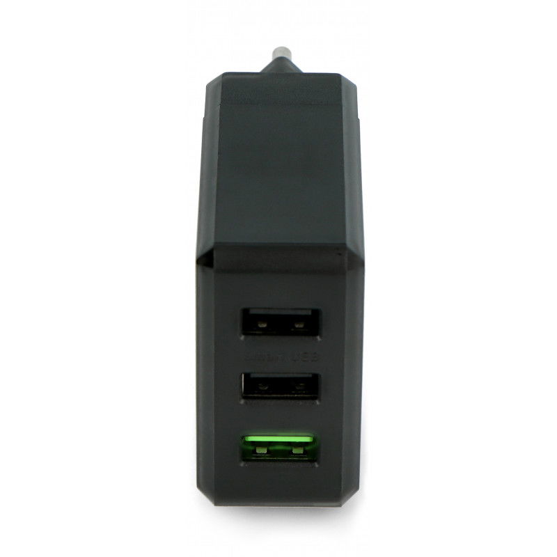 Green Cell Charge Source 3 x USB 30W Netzteil mit Ultra Charge und Smart Charge Schnellladung