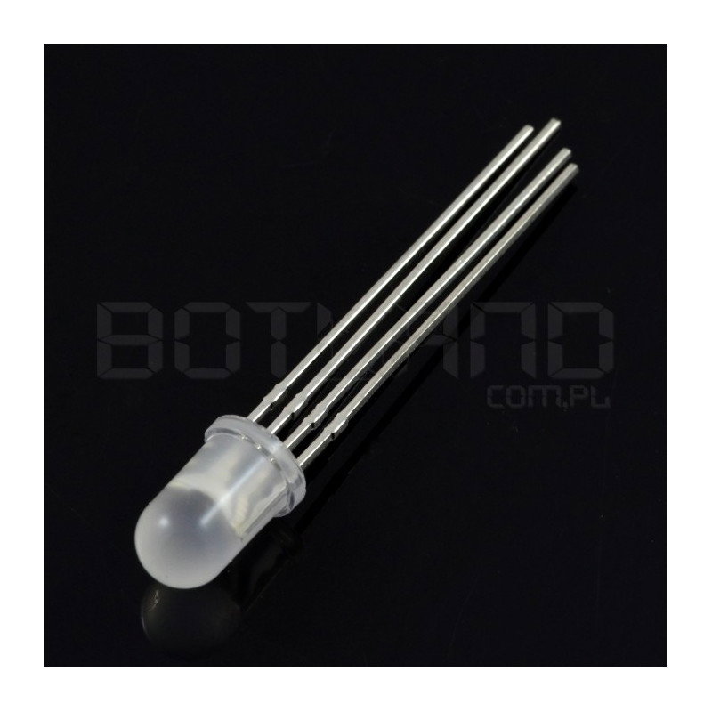LED 5mm RGB Mattkathode - 5 Stk.