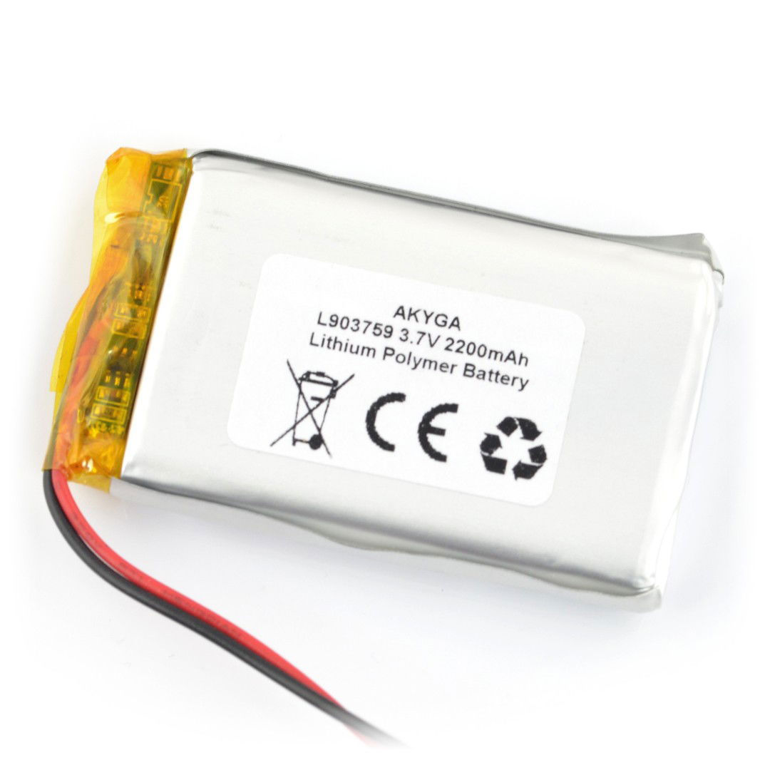 Akyga 2200mAh 1S 3,7V Li-Pol-Akku