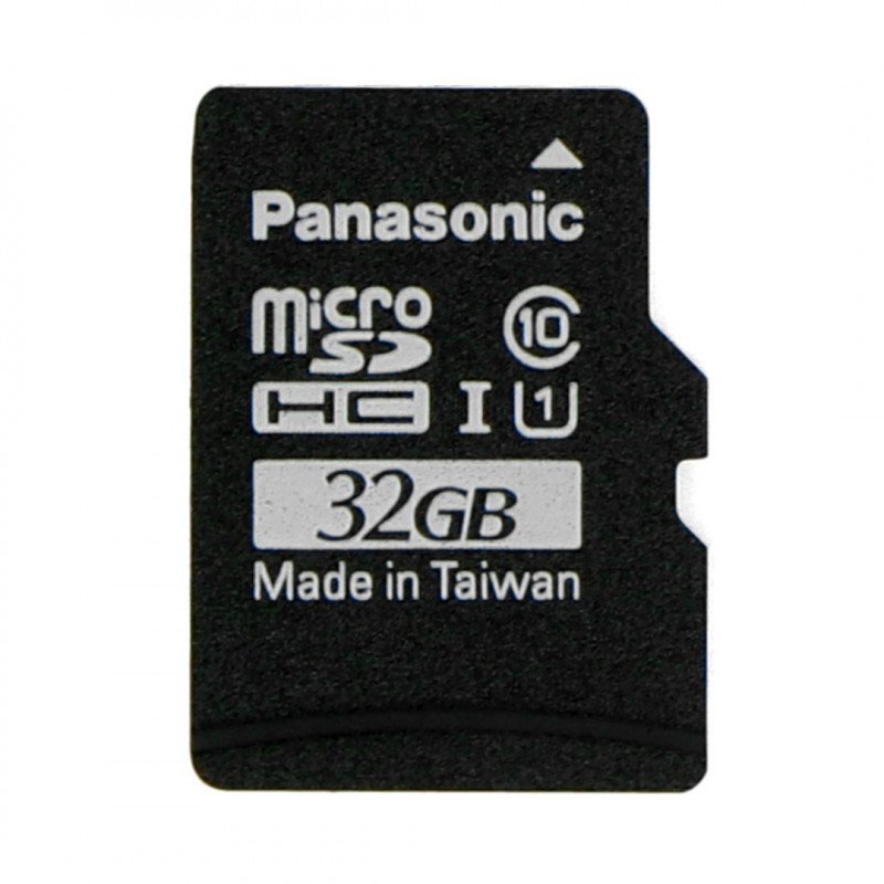 Panasonic microSD Speicherkarte 32GB 40MB/s Klasse A1 (ohne Adapter) + Raspbian System für Raspberry Pi 4B/3B+/3B/2B/Zero