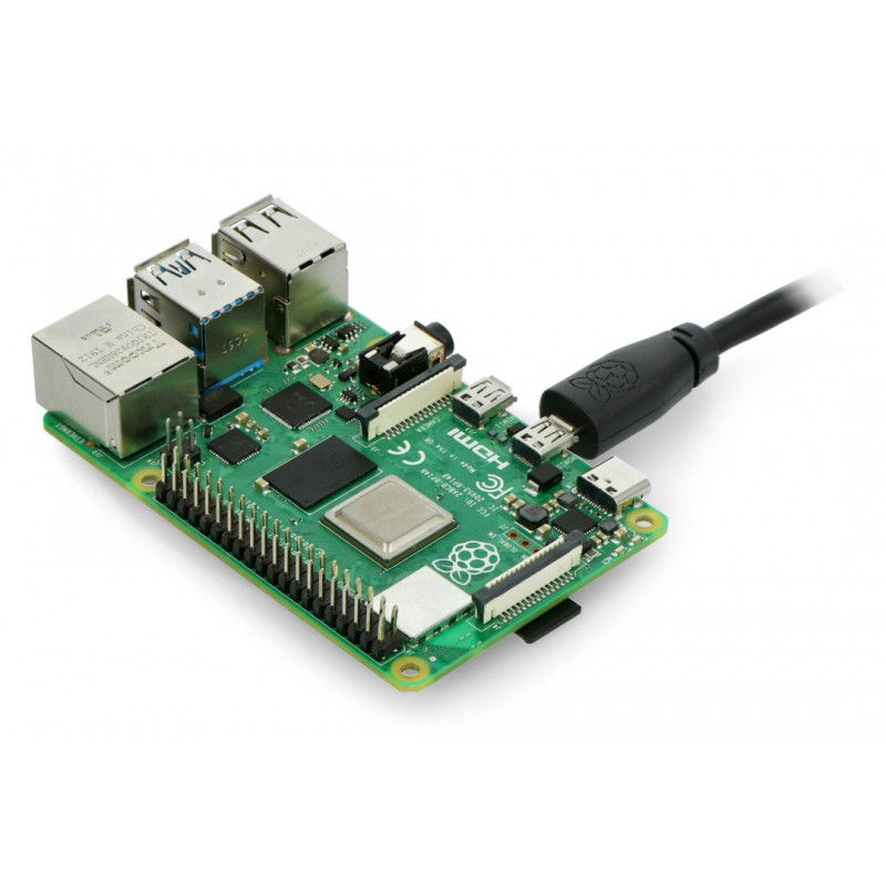 MicroHDMI - HDMI Kabel - Original für Raspberry Pi 4 - 2m - schwarz