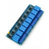 Achtkanaliges Relaismodul RM10 5V mit optoelektronischer Trennung 10A / 125VAC - zdjęcie 2