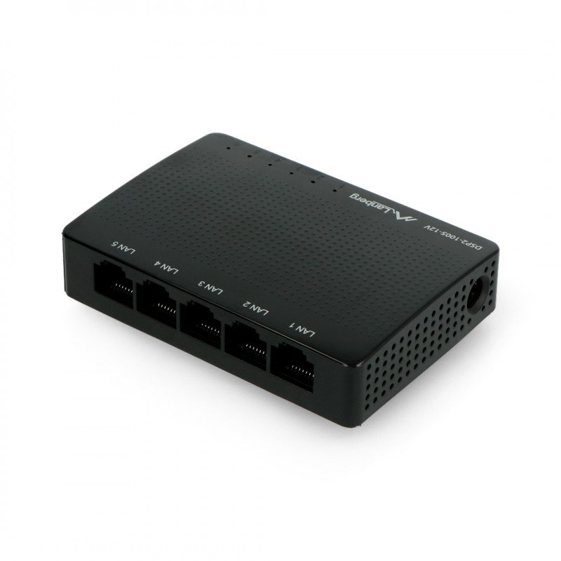 Lanberg DSP2-1005-12V Switch 5 Ports 1000Mbps