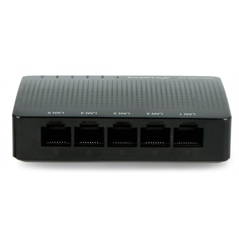 Lanberg DSP2-1005-12V Switch 5 Ports 1000Mbps