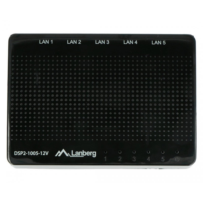 Lanberg DSP2-1005-12V Switch 5 Ports 1000Mbps