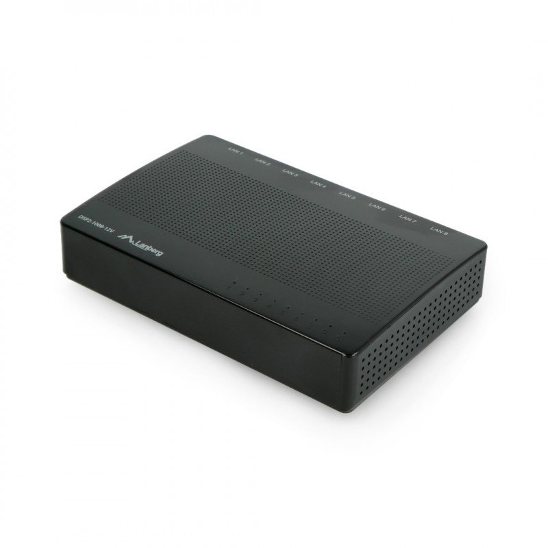 Lanberg DSP2-1008-12V Switch 8 Ports 1000Mbps