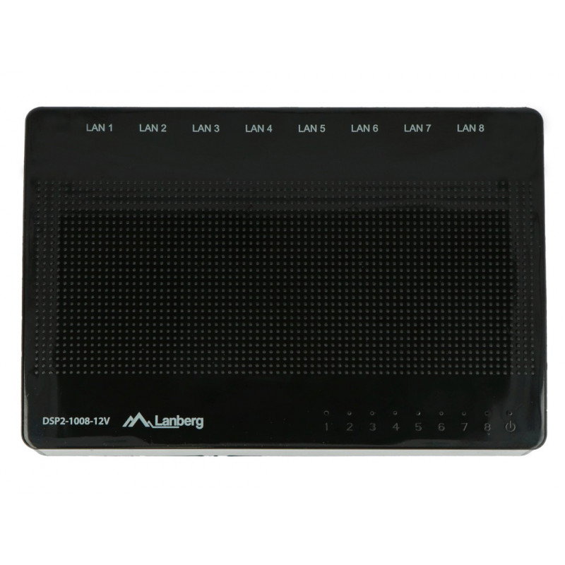 Lanberg DSP2-1008-12V Switch 8 Ports 1000Mbps
