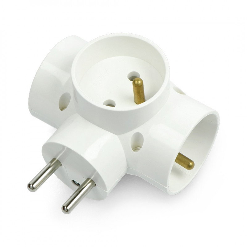 3x Splitter für AC 230V Steckdose