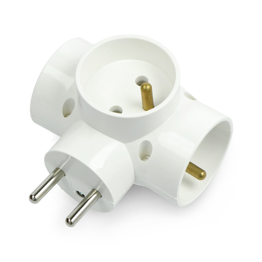 3x Splitter für AC 230V Steckdose