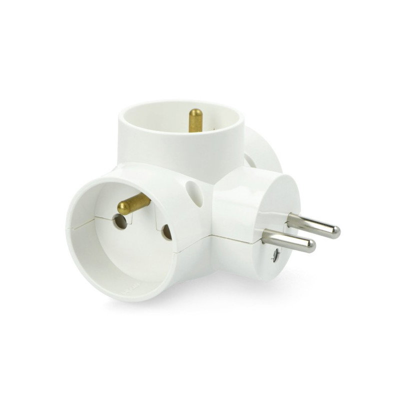 3x Splitter für AC 230V Steckdose