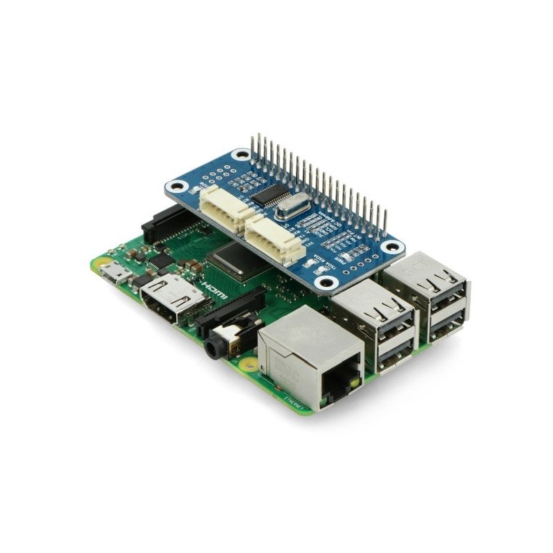 Waveshare Serial Expansion HAT - I2C, UART, GPIO - Shield für Raspberry Pi