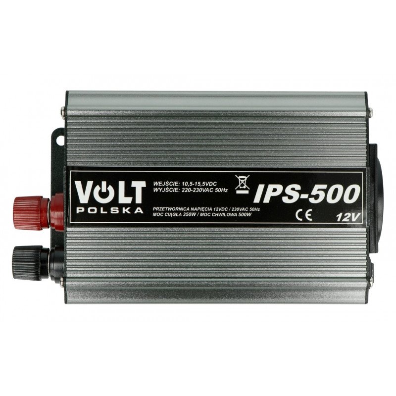 DC / AC-Aufwärtswandler 12VDC / 230VAC 350 / 500W - Sinus - Volt IPS-500