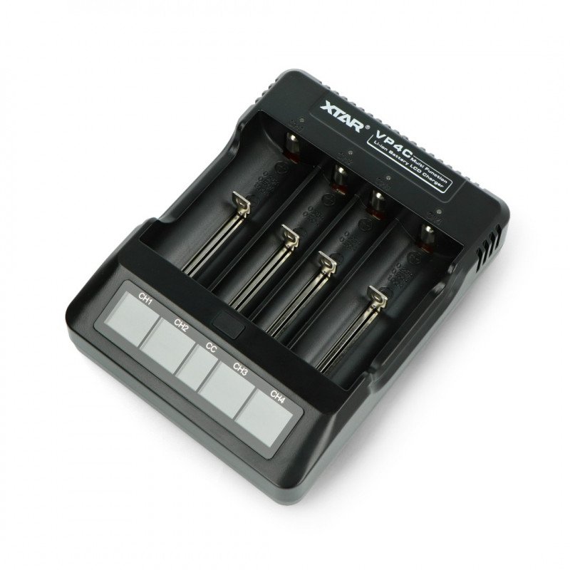 XTAR VP4 Batterieladegerät - 1-4 Stk.