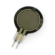 Druckkraftsensor, rund 15 mm (0,6 '') - kurzer Stecker - Pololu