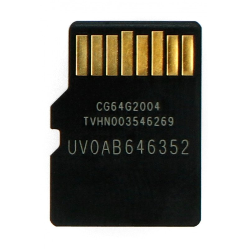 Panasonic microSD Speicherkarte 64GB 40MB/s Klasse A1 + Raspbian System für Raspberry Pi 4B/3B+/3B/2B/Zero