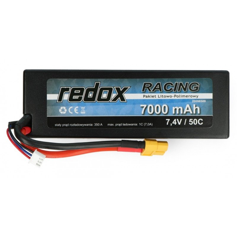 Li-Pol Redox Racing 7000mAh 50C 2S 7,4V - Hardcase