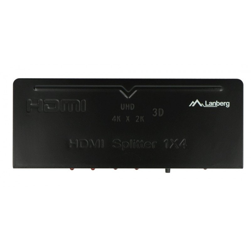 Lanberg HDMI Splitter - 4x HDMI 4K + Netzteil - schwarz