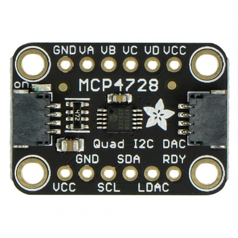 MCP4728 DAC I2C Konverter - 4 Kanäle + EEPROM - Adafruit 4470