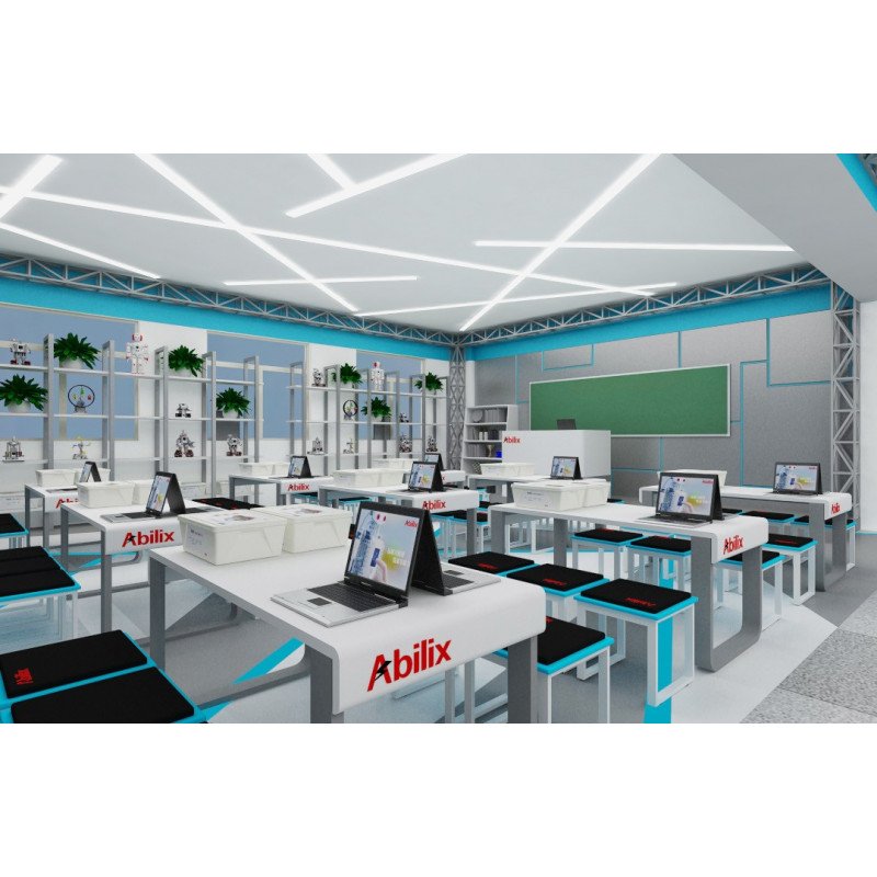 Programmierstudio-Set - Abilix Krypton 0 + Matte + Unterrichtsszenarien - für 8 Schüler