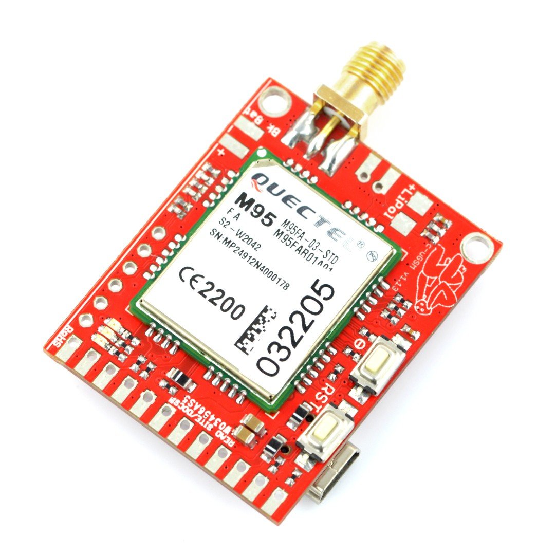 GSM GPRS Dual-SIM-Modul - c-uGSM μ-Shield v.1.13 - für Arduino und Raspberry Pi - SMA-Anschluss