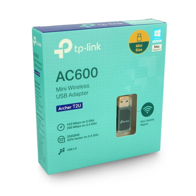 Archer T2U 150 MBit/s TP-Link AC-600 WLAN-USB-Adapter