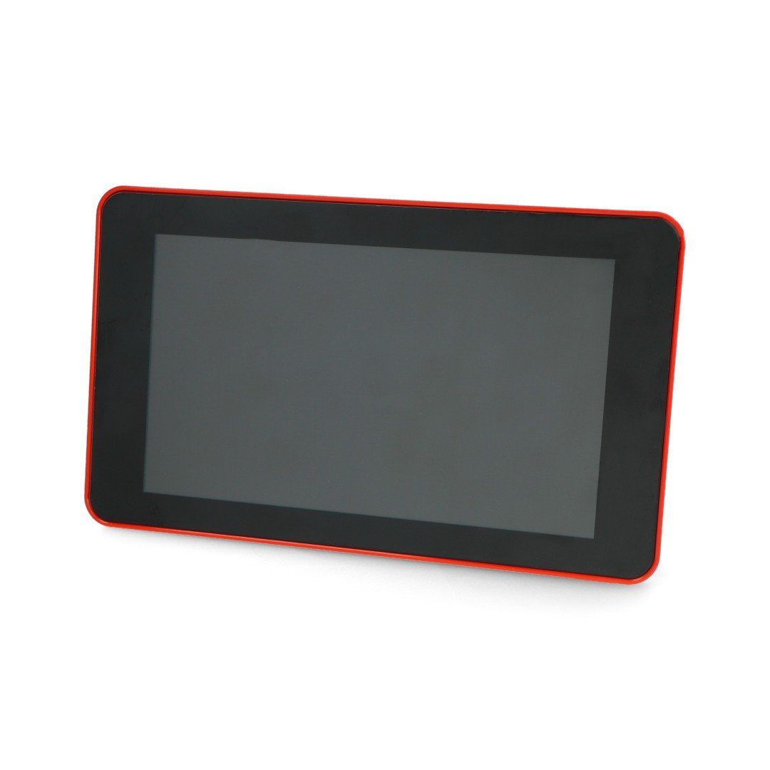 Gehäuse für Raspberry Pi 4B und 7 "Touchscreen - rot