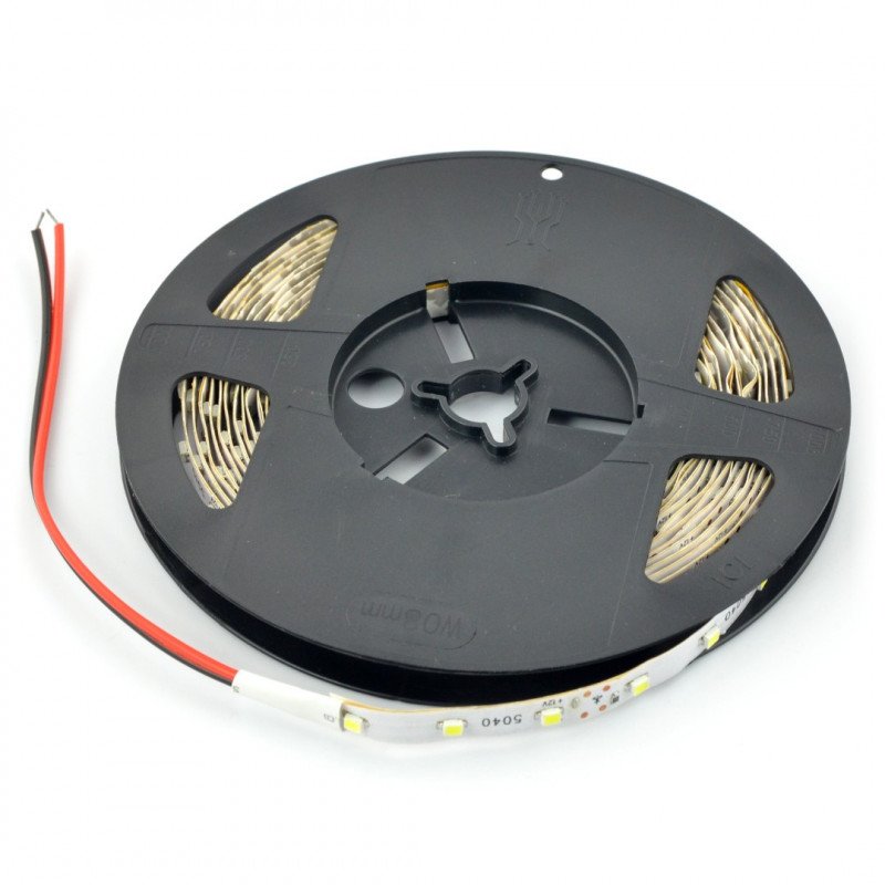 LED-Streifen SMD3528 IP20 4,8 W, 60 Dioden / m, 8 mm, kalte Farbe - 5 m