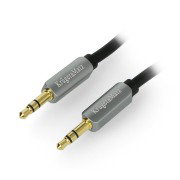 Kruger & Matz Klinke 3,5 mm Stereo Schwarz - 1,8 m Kabel