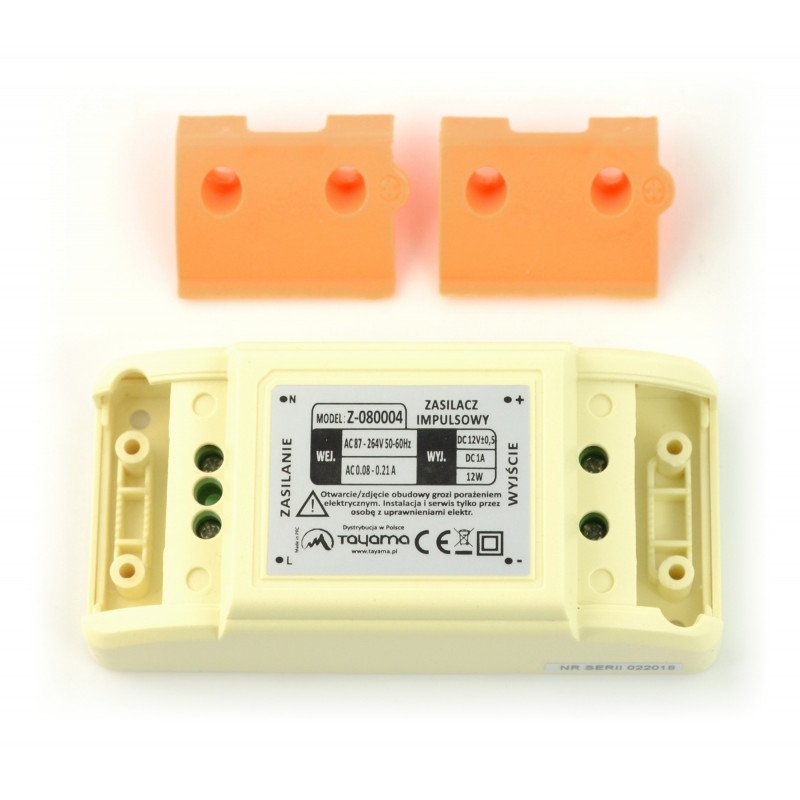 Netzgerät 12V/DC - 0,1-12W - IP65 - Primär: 220-240V/AC
