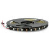 RGB-LED-Streifen WS2812B - digital, adressiert - IP65 30 LED/m, 9W/m, 5V - 5m - schwarz - zdjęcie 4