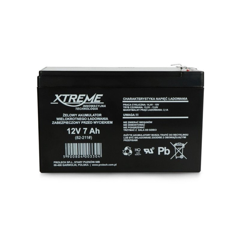 Gelbatterie 12V 7Ah Xtreme