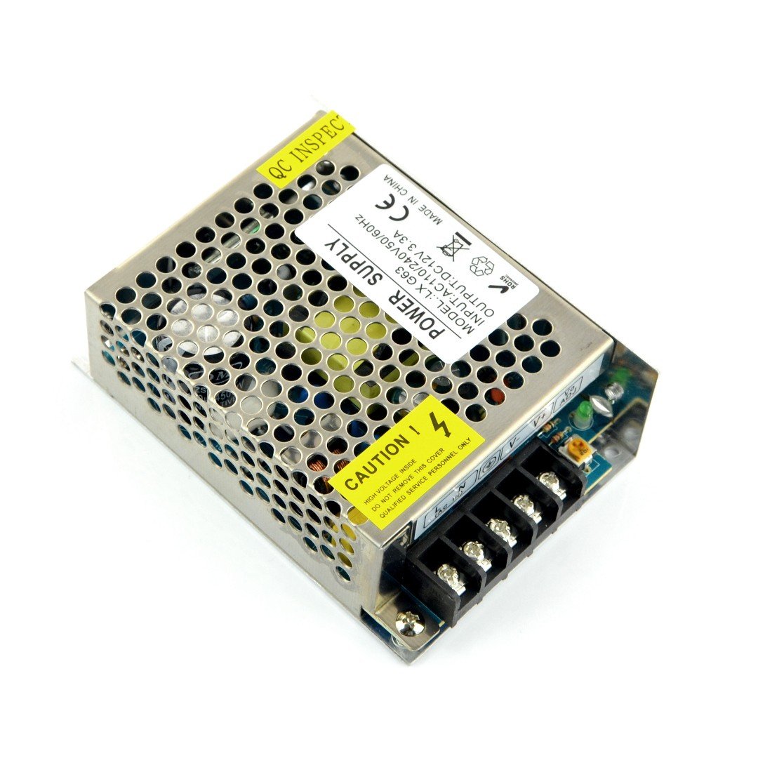 LXG63 modulares Netzteil für LED-Streifen und Streifen 12V / 3,3A / 40W
