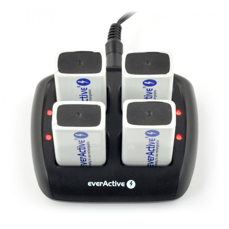 EverActive NC109 - 6F22 Batterieladegerät