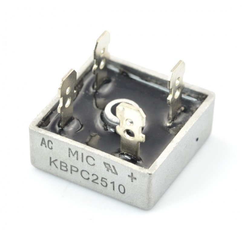 Brückengleichrichter KBPC2510 - 25A / 1000V mit Anschlüssen