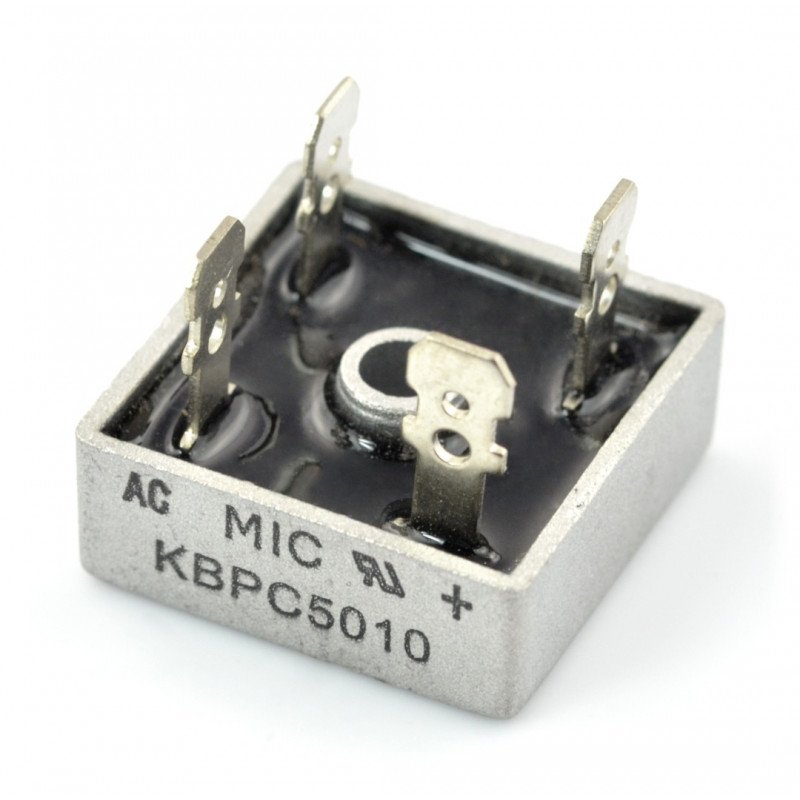 Brückengleichrichter KBPC5010 - 50A / 1000V mit Anschlüssen