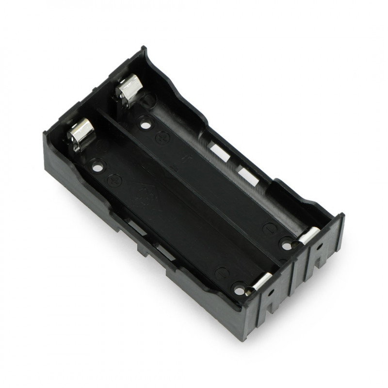 Korb für 2 Batterien Typ 18650 ohne Kabel