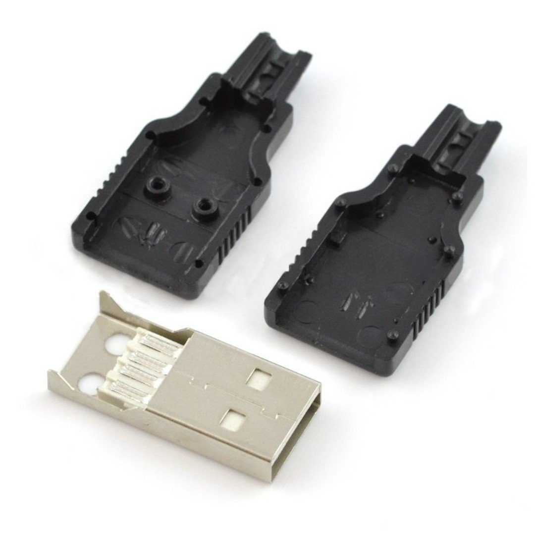 USB-Typ-A-Stecker - für Kunststoffkabel