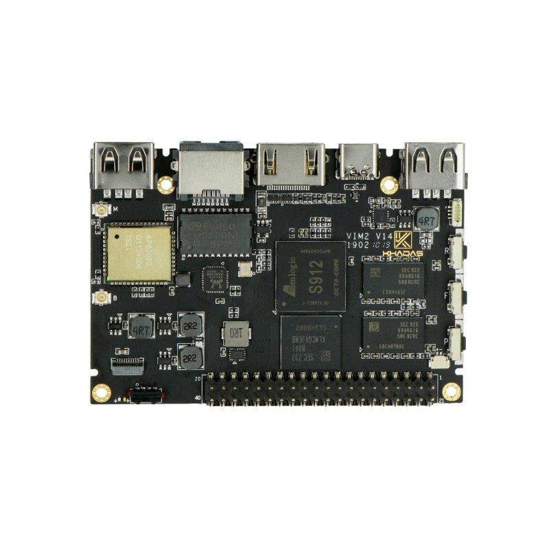Khadas VIM2 Max - ARM Cortex A53 Octa-Core 1,5 GHz WLAN + 3 GB RAM + 64 GB eMMC
