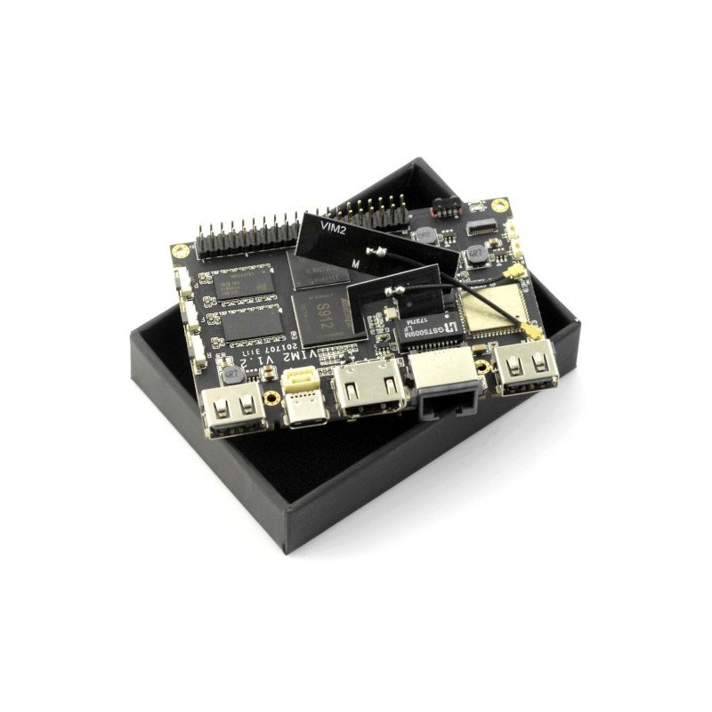 Khadas VIM2 Pro – ARM Cortex A53 Octa-Core 1,5 GHz WLAN + 3 GB RAM + 32 GB eMMC