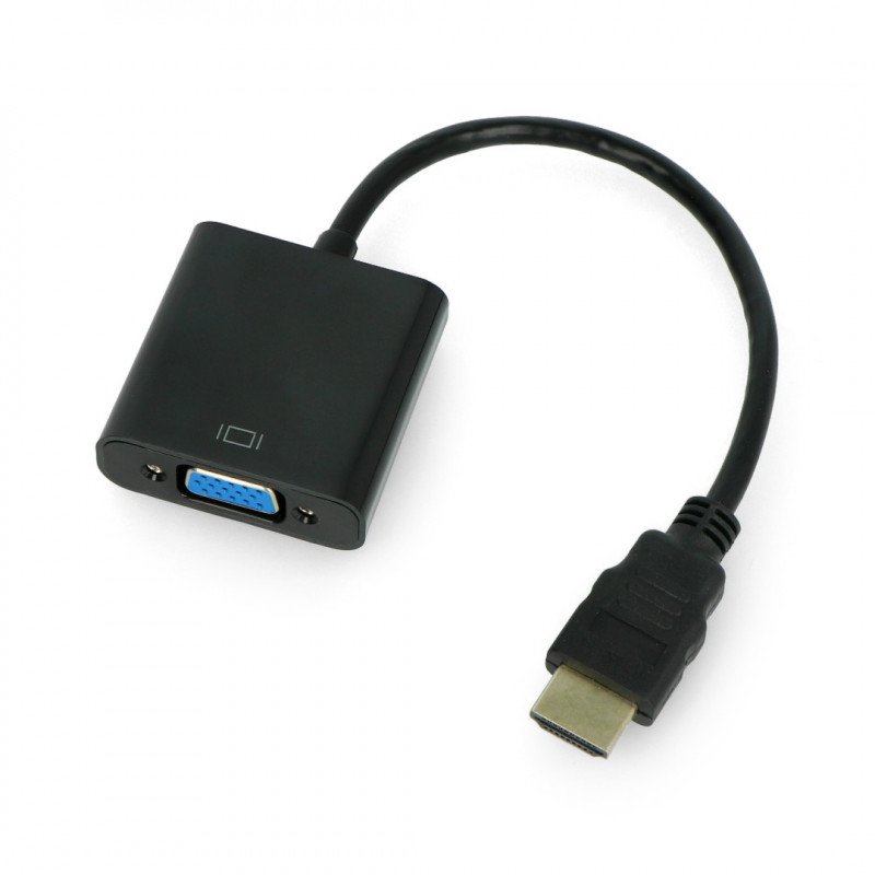 HDMI-zu-VGA-Konverter + HD31A-Audio mit einem Kabel