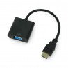HDMI-zu-VGA-Konverter + HD31A-Audio mit einem Kabel - zdjęcie 1