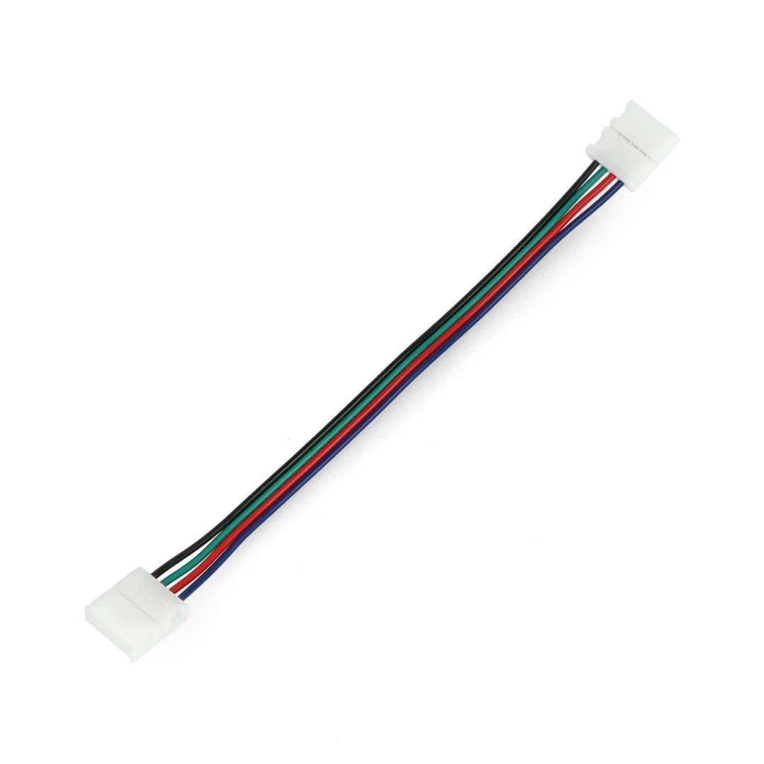 Stecker für LED-Streifen 10 mm 4-polig - mit Draht
