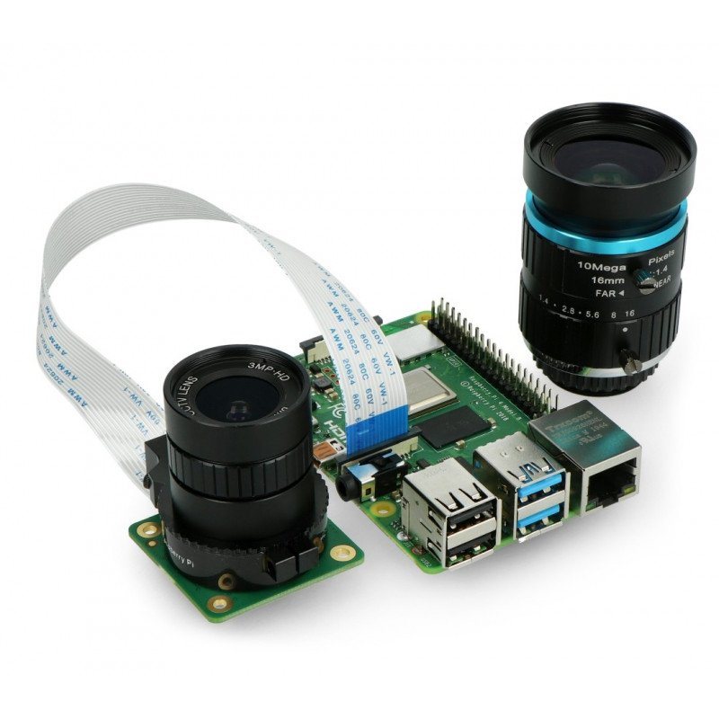 Kamera Raspberry Pi HQ IMX477R 12,3 MPx - für Raspberry Pi