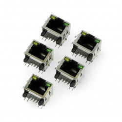 8P8C RJ45 Netzwerkbuchse, geschirmt mit LEDs
