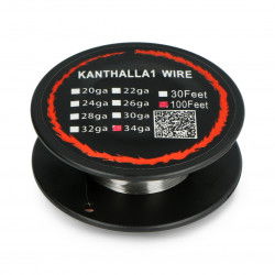 Widerstandsdraht Kanthal A1 0,16 mm 56 Ω / m - 30,5 m