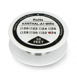 Widerstandsdraht Kanthal A1 0,16 mm 56 Ω / m - 9,1 m